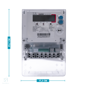 Medidor AMI PLC Trifásico Activa Reactiva Frontal